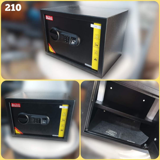 خزنة حفظ الأموال والأغراض الثمينة من الفولاذ الصلب مزودة بلوحة إلكترونية لحماية قصوى Mac Tech Coffre-Fort Electronique